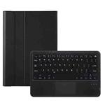 AV11-A Lambskin Texture Ultra-thin Bluetooth Keyboard Leather Case with Touch Pad For vivo Pad 11 inch(Black)