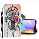 For Samsung Galaxy A33 Coloured Drawing Pattern Leather Phone Case(Wind Chimes)
