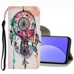 For Xiaomi Mi 10T Lite Coloured Drawing Pattern Leather Phone Case(Wind Chimes)