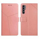 For TCL 20 Pro 5G Y Stitching Horizontal Flip Leather Phone Case(Rose Gold)