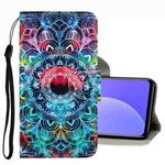 For Xiaomi Mi 10T Lite 3D Colored Drawing Leather Phone Case(Mandala)