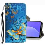 For Xiaomi Mi 10T Lite 3D Colored Drawing Leather Phone Case(Jade Butterfly)