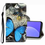For Xiaomi Mi 10T Lite 3D Colored Drawing Leather Phone Case(A Butterfly)