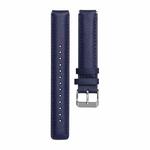For Huawei Band 3 Smart Bracelet Leather Watch Band(Navy Blue)
