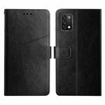 For UMIDIGI A11 Y Stitching Horizontal Flip Leather Phone Case(Black)