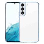 For Samsung Galaxy S22 5G SULADA Electroplating Shockproof Ultra-thin TPU Phone Case(Sierra Blue)