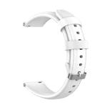 For Huawei B3 Oil Wax Leather Watch Band(White)