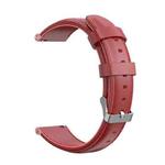 For Huawei B3 Oil Wax Leather Watch Band(Big Red)