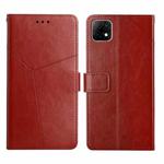 For Wiko T3 Y Stitching Horizontal Flip Leather Phone Case(Brown)