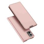 For Xiaomi Redmi 10 5G/Note 11E DUX DUCIS Skin Pro Series PU + TPU Leather Phone Case(Rose Gold)