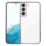 For Samsung Galaxy S22 5G SULADA Elastic Silicone Edge + TPU Phone Case(Silver)