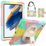 For Samsung Galaxy Tab A8 10.5 2021 Rotary Grab Silicone + PC Tablet Case(Colorful)