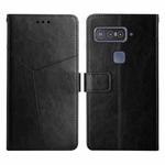 For Asus Smartphone for Snapdragon Insiders Y Stitching Horizontal Flip Leather Phone Case(Black)