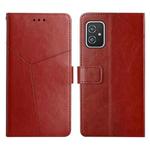 For Asus Zenfone 8 Y Stitching Horizontal Flip Leather Phone Case(Brown)