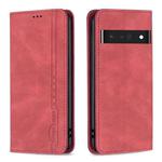 For Google Pixel 7 Pro 5G Magnetic RFID Blocking Anti-Theft Leather Phone Case(Red)