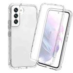 For Samsung Galaxy S22 5G Full Body Shockproof Clear Gradient Phone Case(Transparent)