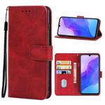 For Huawei Enjoy 30 Plus Leather Phone Case(Red)