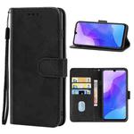 For Huawei Enjoy 30 Plus Leather Phone Case(Black)