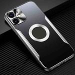 For iPhone 11 Aluminum Alloy + TPU Phone Case (Black Silver)