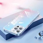 Diamond Glitter Powder Lens Protector Glass Phone Case For iPhone 13 Pro(Gradient Blue Pink)