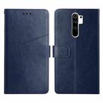 For Xiaomi Redmi 9 Y Stitching Horizontal Flip Leather Phone Case(Blue)