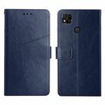 For Xiaomi Redmi 10A Y Stitching Horizontal Flip Leather Phone Case(Blue)