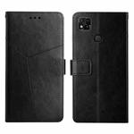 For Xiaomi Redmi 10A Y Stitching Horizontal Flip Leather Phone Case(Black)