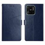 For Xiaomi Redmi 10C Y Stitching Horizontal Flip Leather Phone Case(Blue)