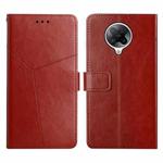 For Xiaomi Redmi K30 Pro Y Stitching Horizontal Flip Leather Phone Case(Brown)