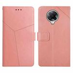 For Xiaomi Redmi K30 Pro Y Stitching Horizontal Flip Leather Phone Case(Rose Gold)