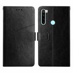 For Xiaomi Redmi Note 8 Y Stitching Horizontal Flip Leather Phone Case(Black)