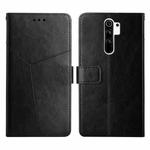 For Xiaomi Redmi Note 8 Pro Y Stitching Horizontal Flip Leather Phone Case(Black)