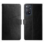 For Xiaomi Redmi Note 11 Pro Global Y Stitching Horizontal Flip Leather Phone Case(Black)