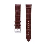 For Huawei B5 Bamboo Leather Watch Band(Coffee)