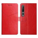 For Xiaomi Mi 10 / Mi 10 Pro Y Stitching Horizontal Flip Leather Phone Case(Red)