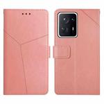 For Xiaomi Mi Mix4 Y Stitching Horizontal Flip Leather Phone Case(Rose Gold)