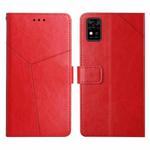 For ZTE Blade A31 Y Stitching Horizontal Flip Leather Phone Case(Red)