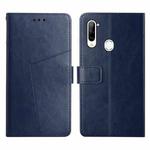 For ZTE Libero 5G Y Stitching Horizontal Flip Leather Phone Case(Blue)