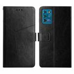 For ZTE Blade V30 Vita Y Stitching Horizontal Flip Leather Phone Case(Black)