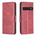For Google Pixel 7 Pro 5G Lambskin Texture Leather Phone Case(Red)
