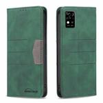 For ZTE Blade  A31 Magnetic Splicing Leather Phone Case(Green)