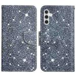 For Samsung Galaxy A13 5G Painted Pattern Horizontal Flip Leather Phone Case(Gypsophila)