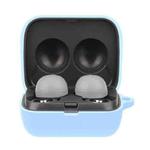 Solid Color Earphone Protective Case with Hook For Sony LinkBuds WF-L900(Sky Blue)