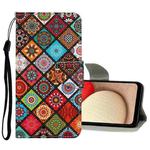 For Samsung Galaxy A22 5G Colored Drawing Pattern Flip Leather Case(Ethnic Style)