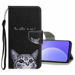 For Xiaomi Redmi Note 11 Pro China Colored Drawing Pattern Flip Leather Case(Little Cat)