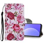 For Xiaomi Redmi Note 11 Pro China Colored Drawing Pattern Flip Leather Case(Peony)