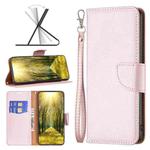 For Nokia G11 / G21 Litchi Texture Pure Color Horizontal Flip Leather Phone Case(Rose Gold)