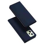 For OPPO Realme C35 DUX DUCIS Skin Pro Series PU + TPU Leather Phone Case(Blue)
