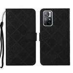 For Xiaomi Redmi Note 11 Ethnic Style Embossed Pattern Leather Phone Case(Black)