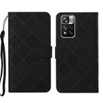 For Xiaomi Redmi Note 11 Pro Ethnic Style Embossed Pattern Leather Phone Case(Black)